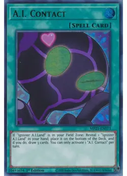 Yugioh - A.I. Contact (Ultra Rare) (1st Edition) - MP21-EN073 P - Image 1