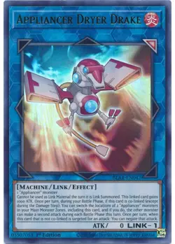 Yugioh - Appliancer Dryer Drake (Ultra Rare) (1st Edition) - BLAR-EN042 P - Image 1