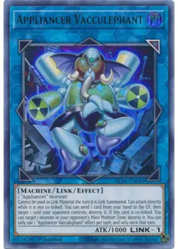 Yugioh - Appliancer Vacculephant (Ultra Rare) (1st Edition) - BLAR-EN040 P - Image 1