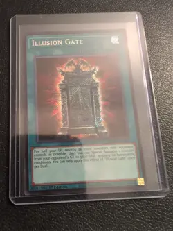 Yugioh Illusion Gate - Maze of Muertos Secret Rare MZMU-EN023 1st ed NM - Image 1