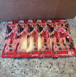 LOT OF 5 One Piece Heroines EB-03 Sleeved Booster Packs English (New Sealed) - Image 2