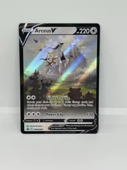 Pokemon Card Arceus V SWSH204 Alternate Art Full Holo Promo Near Mint - Image 1