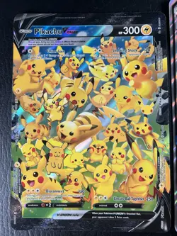 Pikachu V-UNION & Raichu GX SM90 Pokemon TCG Holo Jumbo Promo Cards A - Image 3