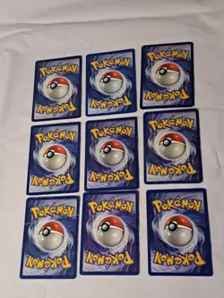 Vintage Pokemon TCG 9 Card Lot 1995, 96, 98 - Image 5