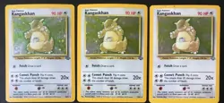 3 holo Kangaskhan 5/64 Jungle Set rare Pokemon cards HP (#1) - Image 1