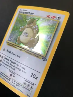3 holo Kangaskhan 5/64 Jungle Set rare Pokemon cards HP (#1) - Image 3