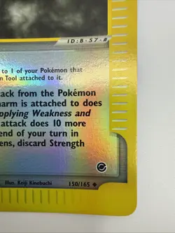 Strength Charm 150/165 Expedition Base Set Reverse Holo E-Reader Pokemon Card - Image 5