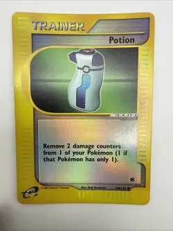 Potion 156/165 Expedition Base Set Reverse Holo E-Reader Pokemon Card - Image 3