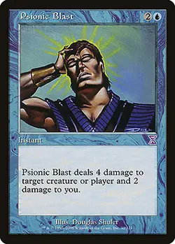 Magic MTG - Psionic Blast - Spirale temporelle - EXC - EN - FOIL - Image 1