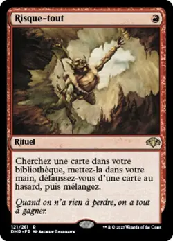 FR/VF Risque-tout Dominaria Remastered - Gamble NM MTG DMR - Image 1