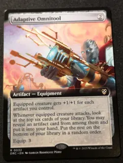 Adaptive Omnitool - Extended Art - DFC - MTG - EN - NM - 0032 - Image 1