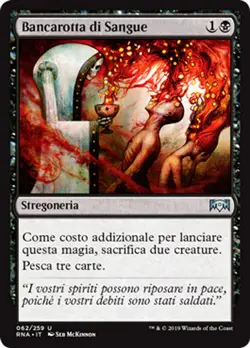 MTG 4x BANKRUPT IN BLOOD EXC - BANCAROTTA DI SANGUE - RNA - MAGIC - Image 1