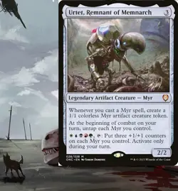 Urtet, Remnant of Memnarch MYR Commander Deck EDH Magic MTG Ready-to-Play Cards - Image 1