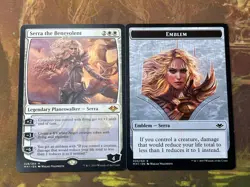1x SERRA THE BENEVOLENT + TOKEN - Modern Horizons - MTG - Magic the Gathering - Image 1