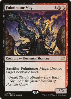 Fulminator Mage Modern Masters 2015 NM Black Red Rare MAGIC MTG CARD ABUGames - Image 1