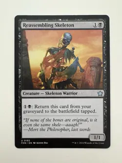 Reassembling Skeleton MTG Magic the Gathering Card NM Near Mint FDN - Image 1