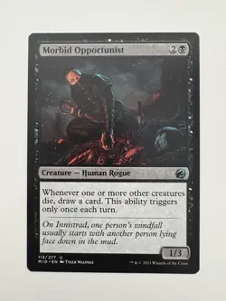 Morbid Opportunist MTG Magic the Gathering Card NM Near Mint MID - Image 1