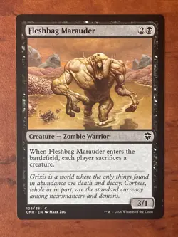 Fleshbag Marauder MTG Magic the Gathering Card NM Near Mint CMR - Image 1