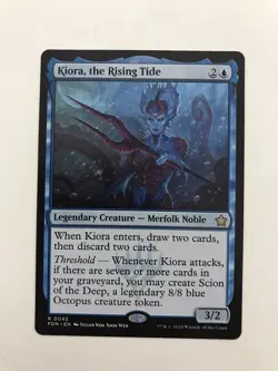 Kiora the Rising Tide MTG Magic the Gathering Card NM Near Mint FDN - Image 1