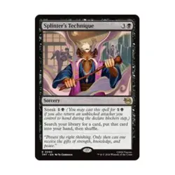 WotC Teenage Mutant Ninja Turtles Splinter's Technique (R) (Foil) NM - Image 1