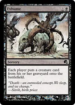 Magic MTG - Exhume - Graveborn - MINT/NMINT - EN - FOIL - Image 1