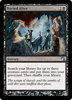 Magic MTG - Buried Alive - Graveborn - MINT/NMINT - EN - FOIL - Image 1
