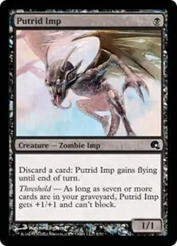 Magic MTG - Putrid Imp - Graveborn - MINT/NMINT - EN - FOIL - Image 1