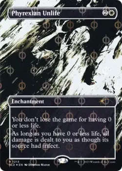 Magic MTG - Phyrexian Unlife - Secret Lair - MINT/NMINT - EN - FOIL - Image 1