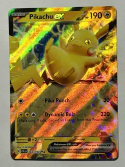 Pokemon TCG - Pikachu ex - 063/193 - 2023 SV02: Paldea Evolved PAL En RR - Image 2
