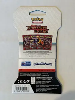 Pokemon Scarlet & Violet Destined Rivals Sleeved Booster Pack - Cynthia Garchomp - Image 2
