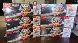 Pokemon Prismatic Evolutions Surprise Box Sealed 6 Lot Booster Bundle - Image 1
