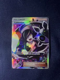 Pokemon Lusamine (Full Art) 153/156 Sm-Ultra Prism Holo - Image 1