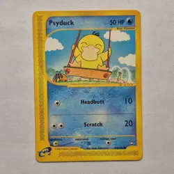 Pokemon Psyduck Aquapolis 104/147 50 HP Basic Common Regular 2002 - Image 1