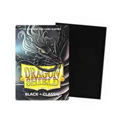 Dragon Shield 60 Sleeves - Bustine Protettive BLACK CLASSIC Japan Size Yugioh - Image 1
