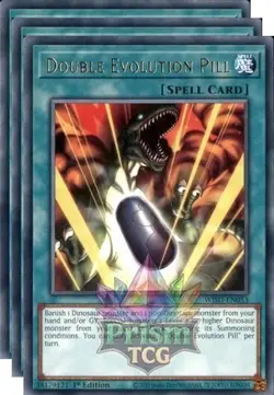 X3 Playset 1st ed Double Evolution Pill rare WISU-EN053 Yugioh - Image 1