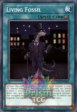 1st Ed Living Fossil BLC1-EN104 Yugioh - Image 1
