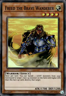 Freed The Brave Wanderer - Super Rare IOC-EN014 - NM - YuGiOh - Image 1