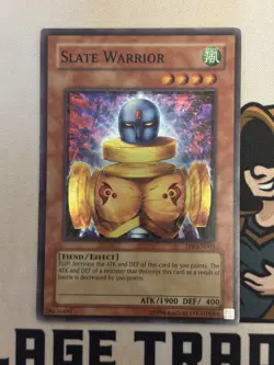 TP8-EN003 Slate Warrior Super Rare UNL Edition Yugioh - Image 2