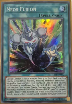 YuGiOh Neos Fusion Super Rare 1st Edition SAST-EN060 - Image 1