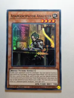 Yu-Gi-Oh Adamancipator Analyzer (MP21-EN266) Super Rare 1st Ed - Image 1