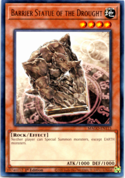 Barrier Statue of the Drought - MAGO-EN115 - Gold Rare - 1st Edition - Yugioh - Image 1