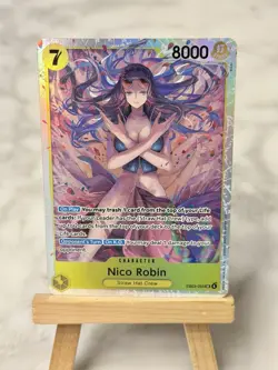 Nico Robin EB03-055 SR Foil English One Piece TCG Card - Image 1
