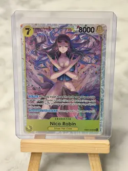 Nico Robin EB03-055 SR Foil English One Piece TCG Card - Image 3