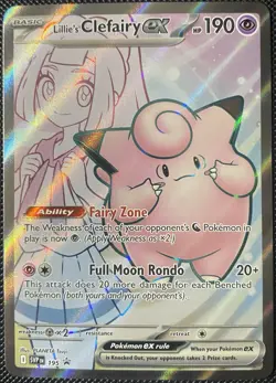 Lillie's Clefairy ex 195 Sv: Scarlet & Violet Promo Cards Holo - Pokemon Card - Image 1