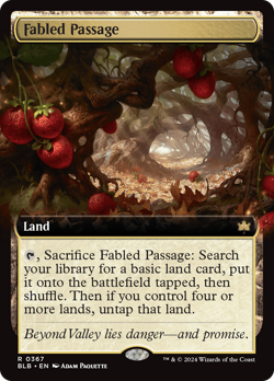 Fabled Passage (REGULAR) x1 - MTG Bloomburrow BLB #367 - Image 1