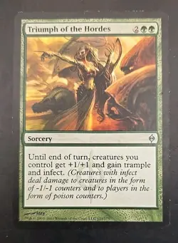 Triumph of the Hordes New Phyrexia MTG Regular Moderately Played - Image 1