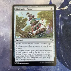 Mtg - Gathering Stone (0257) Lorwyn Eclipsed-Uncommon - NM - Image 1