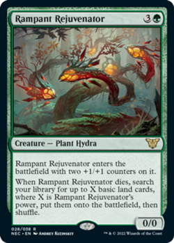 [1x] Rampant Rejuvenator Near Mint, English Neon Dynasty Commander MTG Magic - Image 1