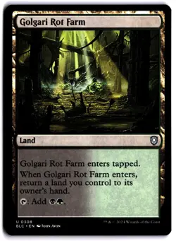 Golgari Rot Farm NM BLC Commander: Bloomburrow MTG - Image 1