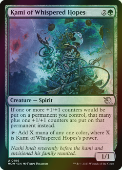 MTG Kami of Whispered Hopes Foil ** March of the Machine ** English - Image 1